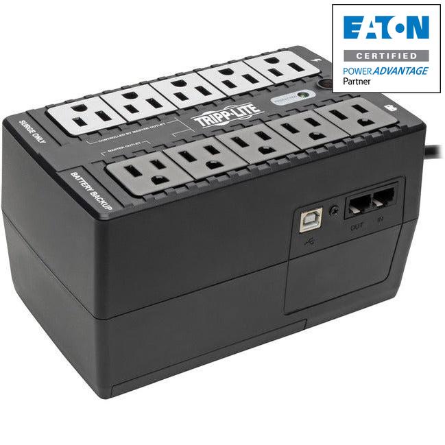 Tripp Lite Ups 550Va 300W Eco Green Battery Back Up Compact 120V Usb Rj11