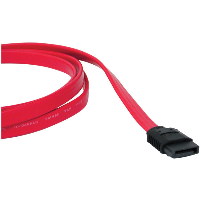 Tripp Lite by Eaton Serial ATA (SATA) Latching Signal Cable (7Pin/7Pin) 39-in. (99.06 cm) P940-39I