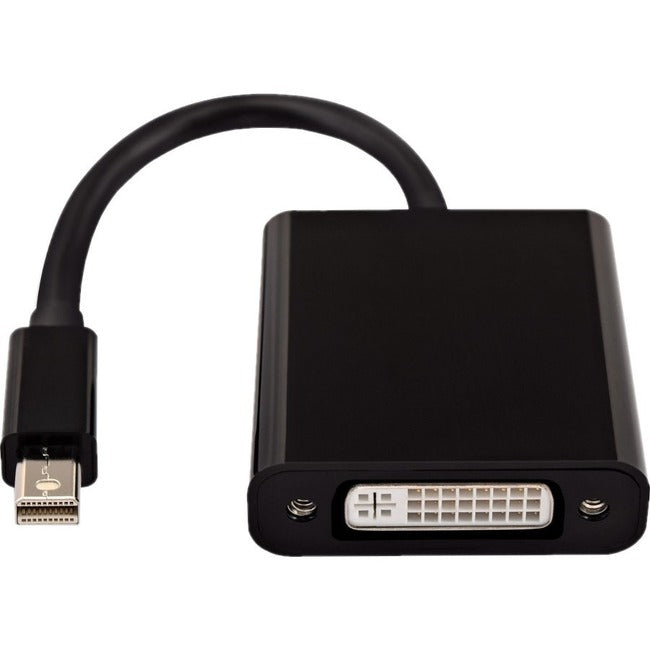 V7 Black Video Adapter Mini DisplayPort Male to DVI-D Male CBL-MD1BLK-5E