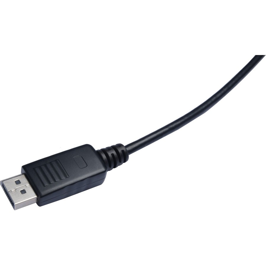 V7 Black Video Cable Mini DisplayPort Male to DisplayPort Male 1m 3.3ft V7MDP2DP-01M-BLK-1E