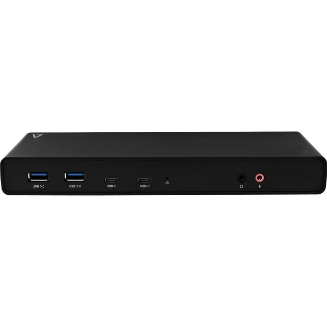 V7 Dual DisplayLink 4K Universal Docking Station with USB-C Power Delivery UCDDS-1N