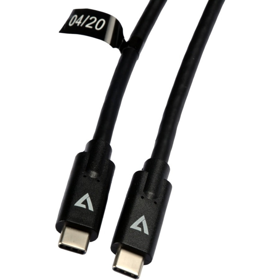 V7 USB-C to USB-C Cable 1m Black V7UCC-1M-BLK-1E