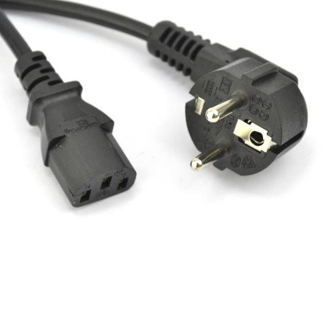 Vcom Ce021-6Feet 6Ft Eu-3Prong Power Cord