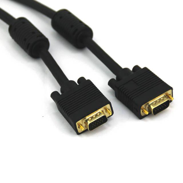 Vcom Cg381D-G-25 25Ft Vga Male To Vga Male Cable (Black)