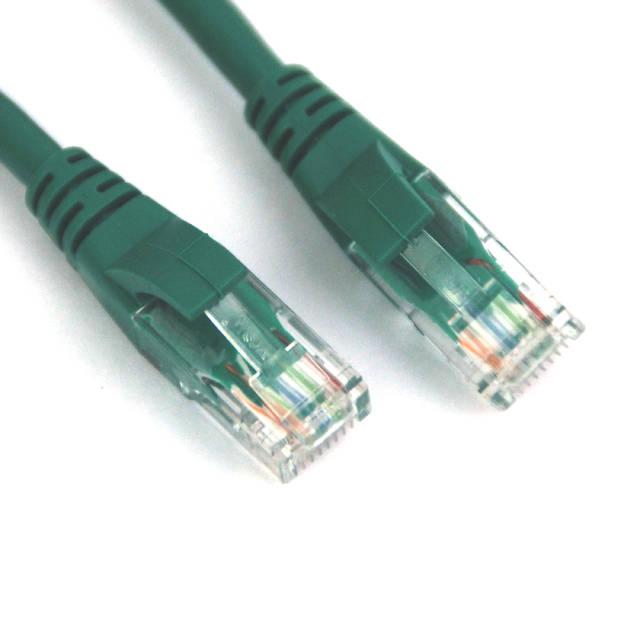 Vcom Np511-14-Green 14Ft Cat5E Utp Molded Patch Cable (Green)