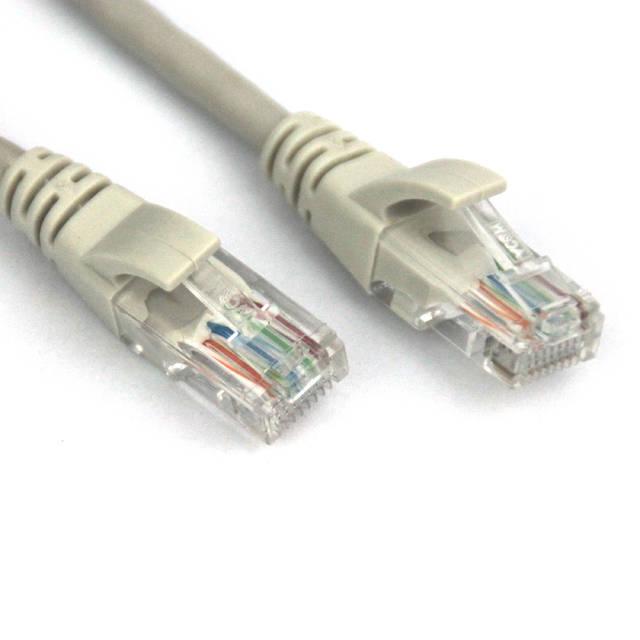 Vcom Np511B-7-Gray 7Ft Cat5E Utp Crossover Patch Cable (Gray)