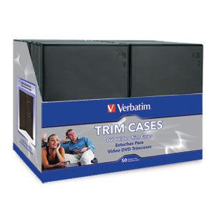 Verbatim Dvd Video Trimcases - Black 50Pk