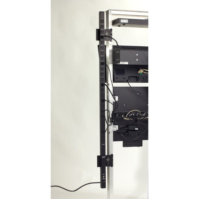 Vertical PDU 15 Amp 24 Outlet Power Distribution Unit - Server Rack Solutions | BlackBox PDUBV24-S15-120V