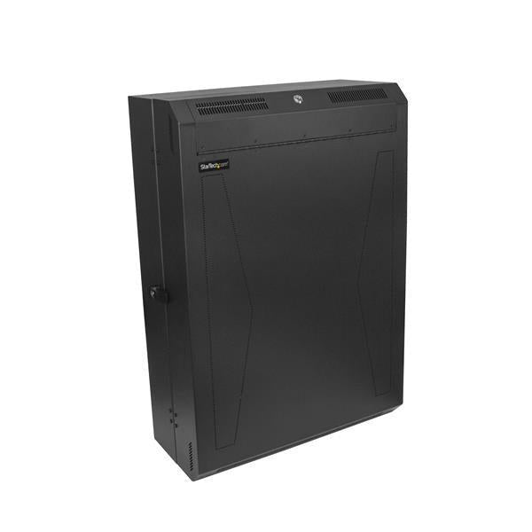 Vertical Wall Mount Patch Panel Rack - 30" Server Room Cabinet | StarTech RK630WALVS
