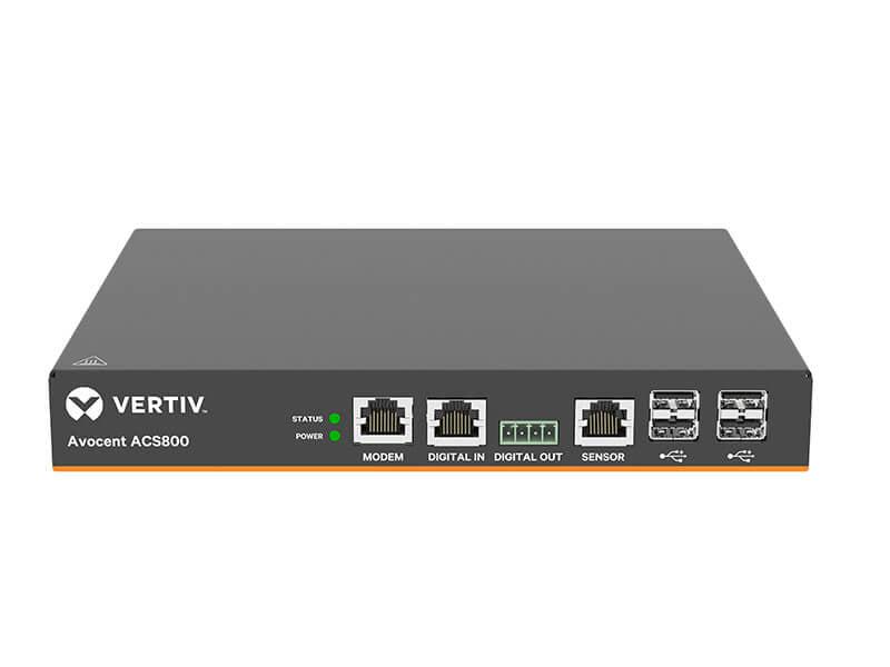 Vertiv Avocent ACS800 - 4-PortSerial Console with external AC/DC Power Brick - US Power Cord ACS804MEAC-400