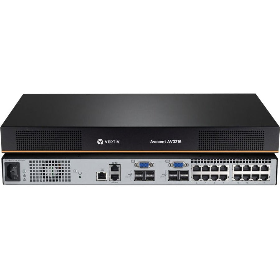 Vertiv Avocent AV3000 KVM Over IP Switch | 16 port KVM | VGA Cable (AV3216-400)