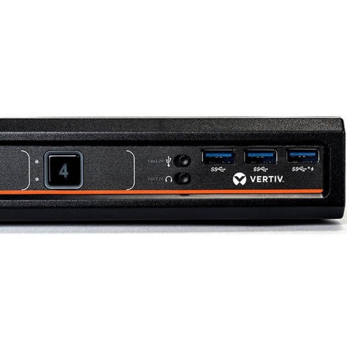 Vertiv Avocent Commercial MultiViewer KVM Switch | 4 port | Dual AC Power SVMV240DPH-400