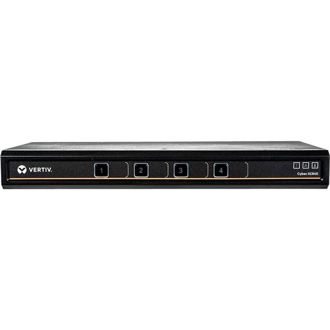 Vertiv Cybex Sc800 Secure Kvm | 4 Port | Secure Desktop Kvm Switch (Sc840-001)