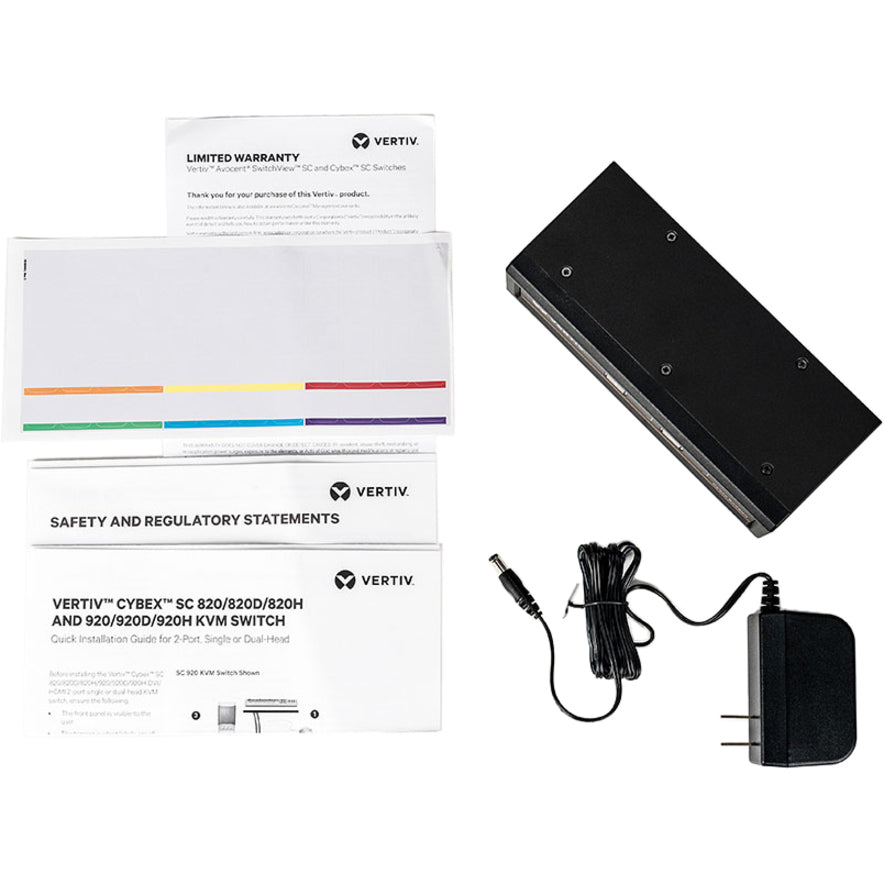 Vertiv Cybex SC900 Secure Desktop KVM| 2 Port Dual-Head| DisplayPort| TAA SC920D-001