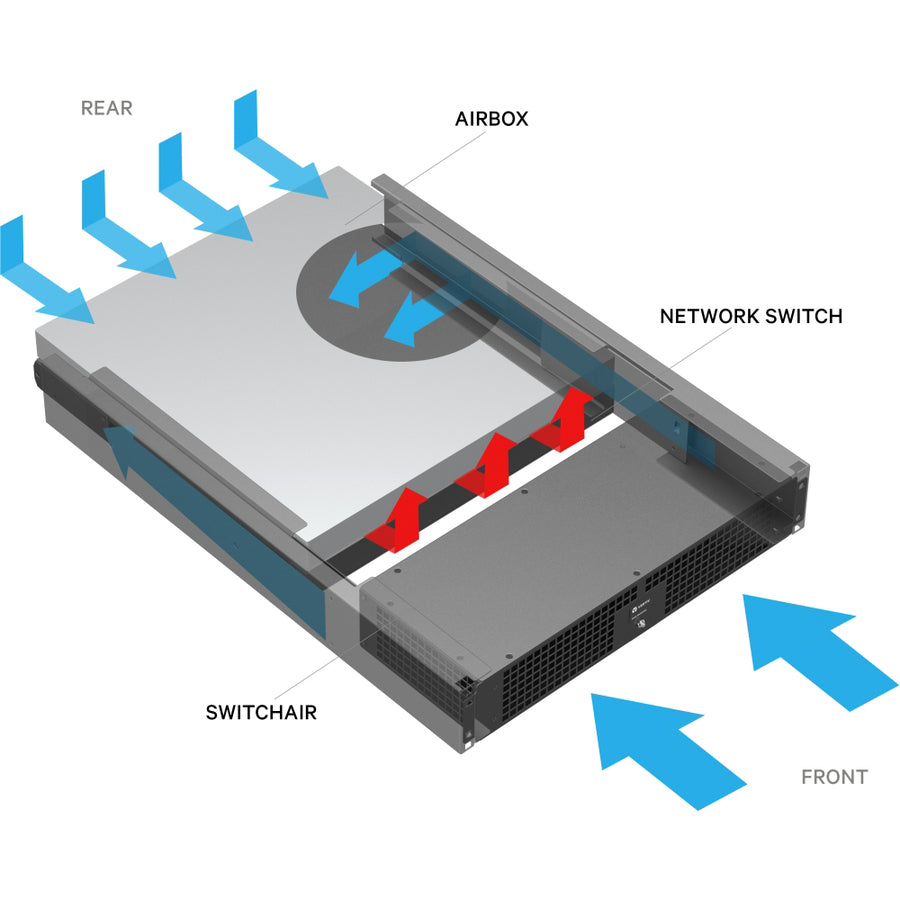 Vertiv Sa2-004 Network Equipment Chassis 2U Black