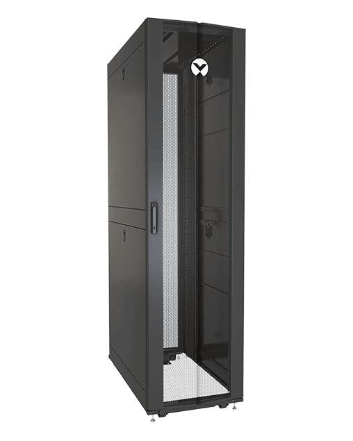 Vertiv Vr3157Sp Rack Cabinet 48U Freestanding Rack Black, Transparent