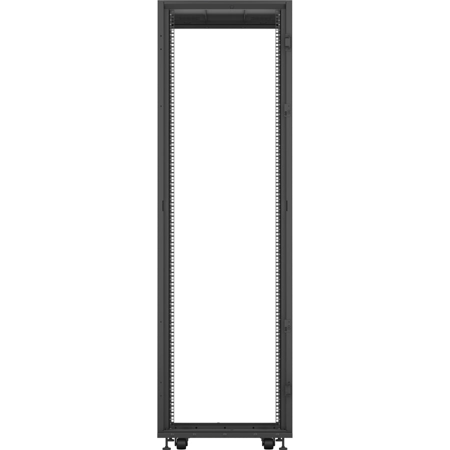 Vertiv Vr3100Taa Rack Cabinet 42U Freestanding Rack Black, Transparent
