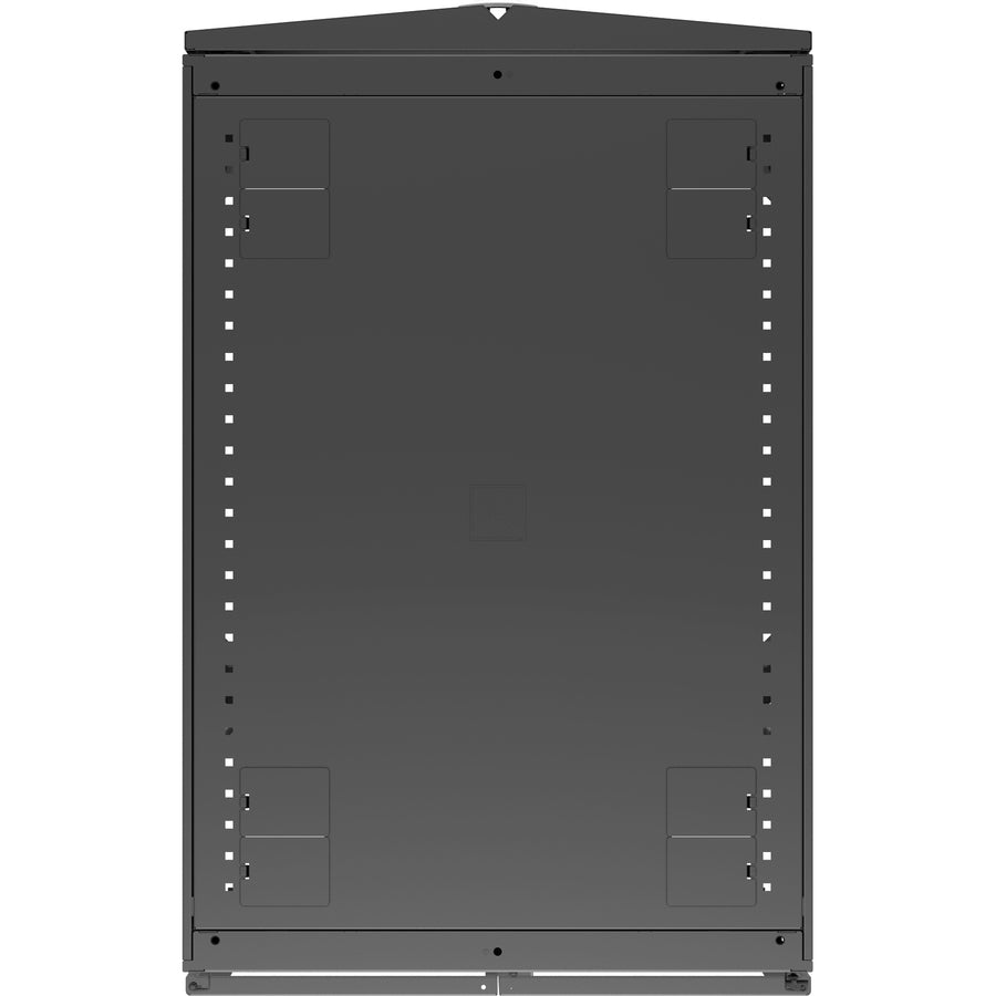 Vertiv Vr3107 Rack Cabinet 48U Freestanding Rack Black, Transparent