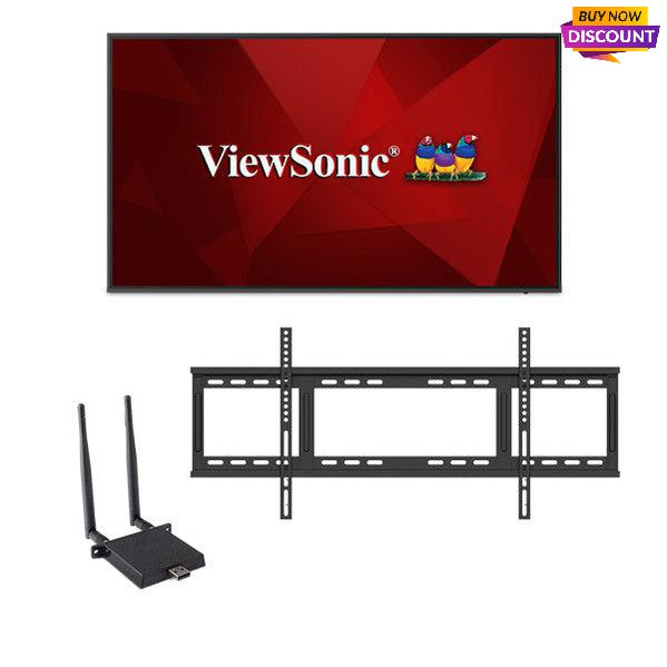 Viewsonic Cde7520-E1 Presentation Display Wall-Mounted Black