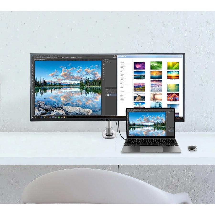 Viewsonic Lcd-Ma-001 Monitor Mount / Stand 81.3 Cm (32") Bolt-Through Black, Silver