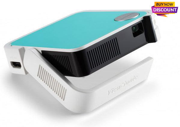 Viewsonic M1 Mini Plus Data Projector Short Throw Projector 120 Ansi Lumens Led Wvga (854X480) White