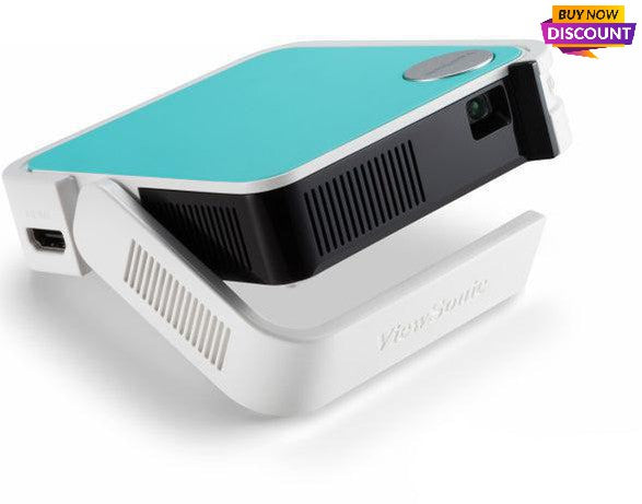 Viewsonic M1 Mini Data Projector Short Throw Projector 120 Ansi Lumens Led Wvga (854X480) White