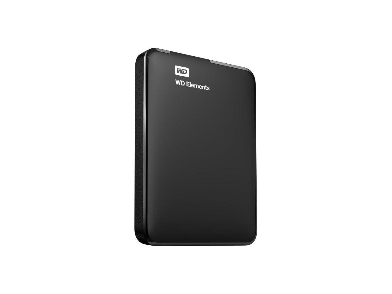 Wd 1Tb Elements Portable Storage Usb 3.0 Model Wdbuzg0010Bbk-Wesn Black