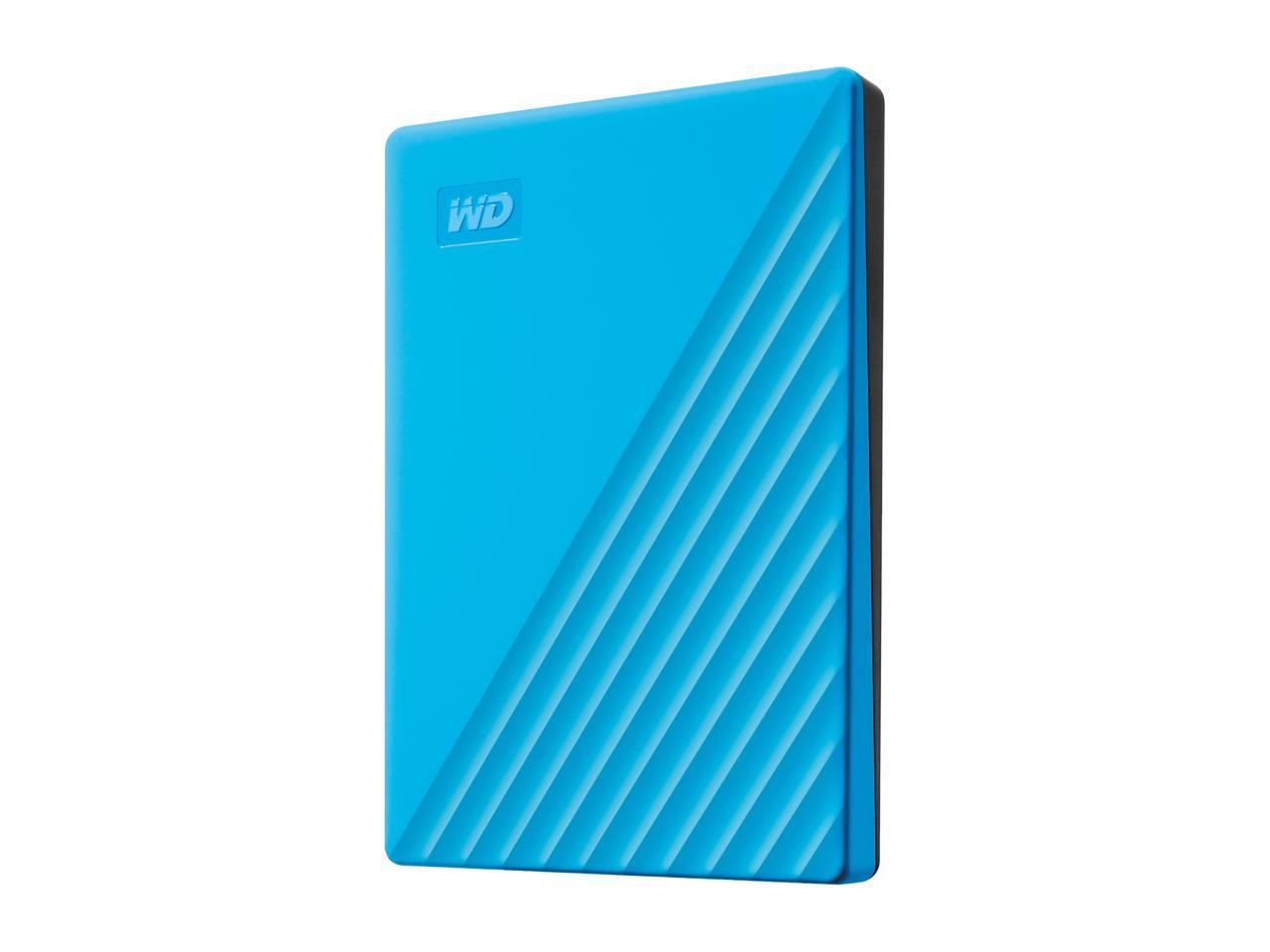 Wd 2Tb My Passport Portable Storage External Hard Drive Usb 3.2 For Pc/Mac Blue (Wdbyvg0020Bbl-Wesn)