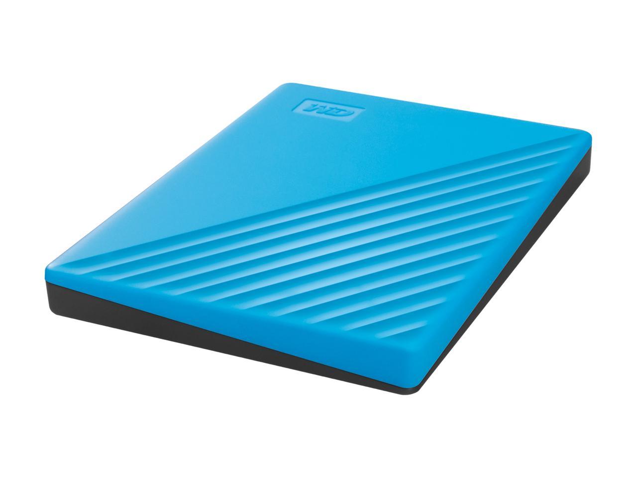 Wd 2Tb My Passport Portable Storage External Hard Drive Usb 3.2 For Pc/Mac Blue (Wdbyvg0020Bbl-Wesn)
