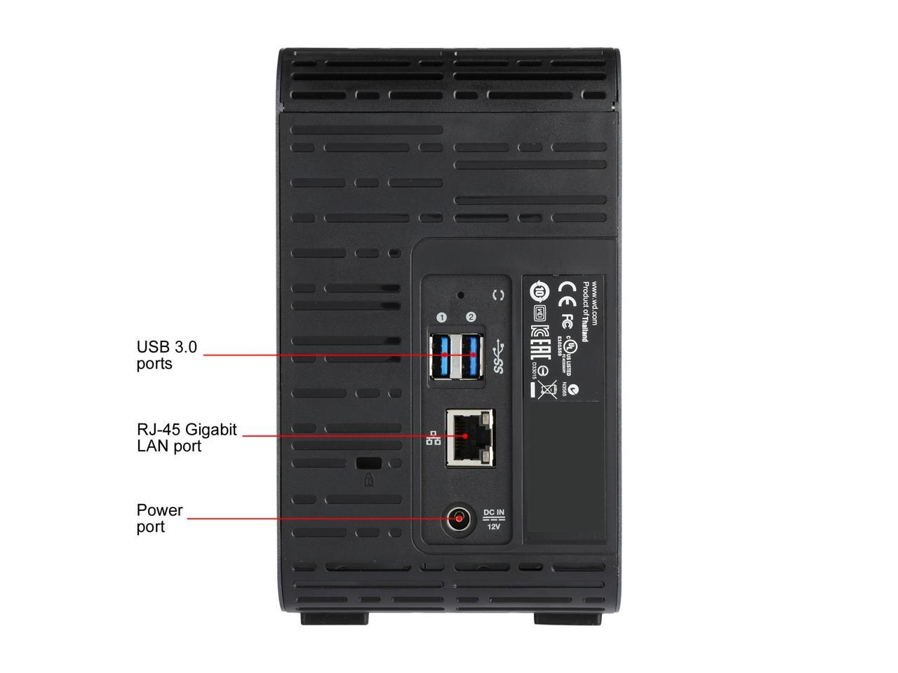 Wd 4Tb My Cloud Ex2 Ultra Nas - Network Attached Storage - Dual-Core Processor (Wdbvbz0040Jch-Nesn)