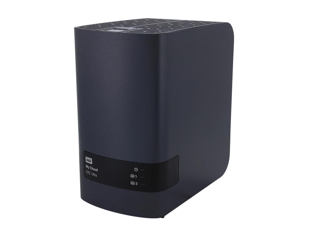 Wd 8Tb My Cloud Ex2 Ultra Nas - Network Attached Storage - Dual-Core Processor (Wdbvbz0080Jch-Nesn)