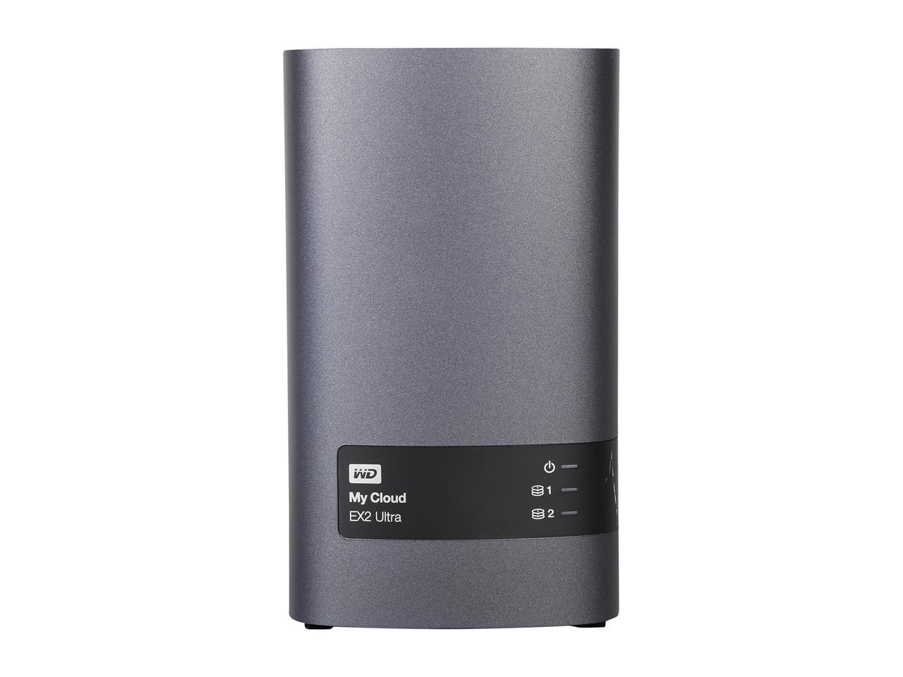 Wd 8Tb My Cloud Ex2 Ultra Nas - Network Attached Storage - Dual-Core Processor (Wdbvbz0080Jch-Nesn)