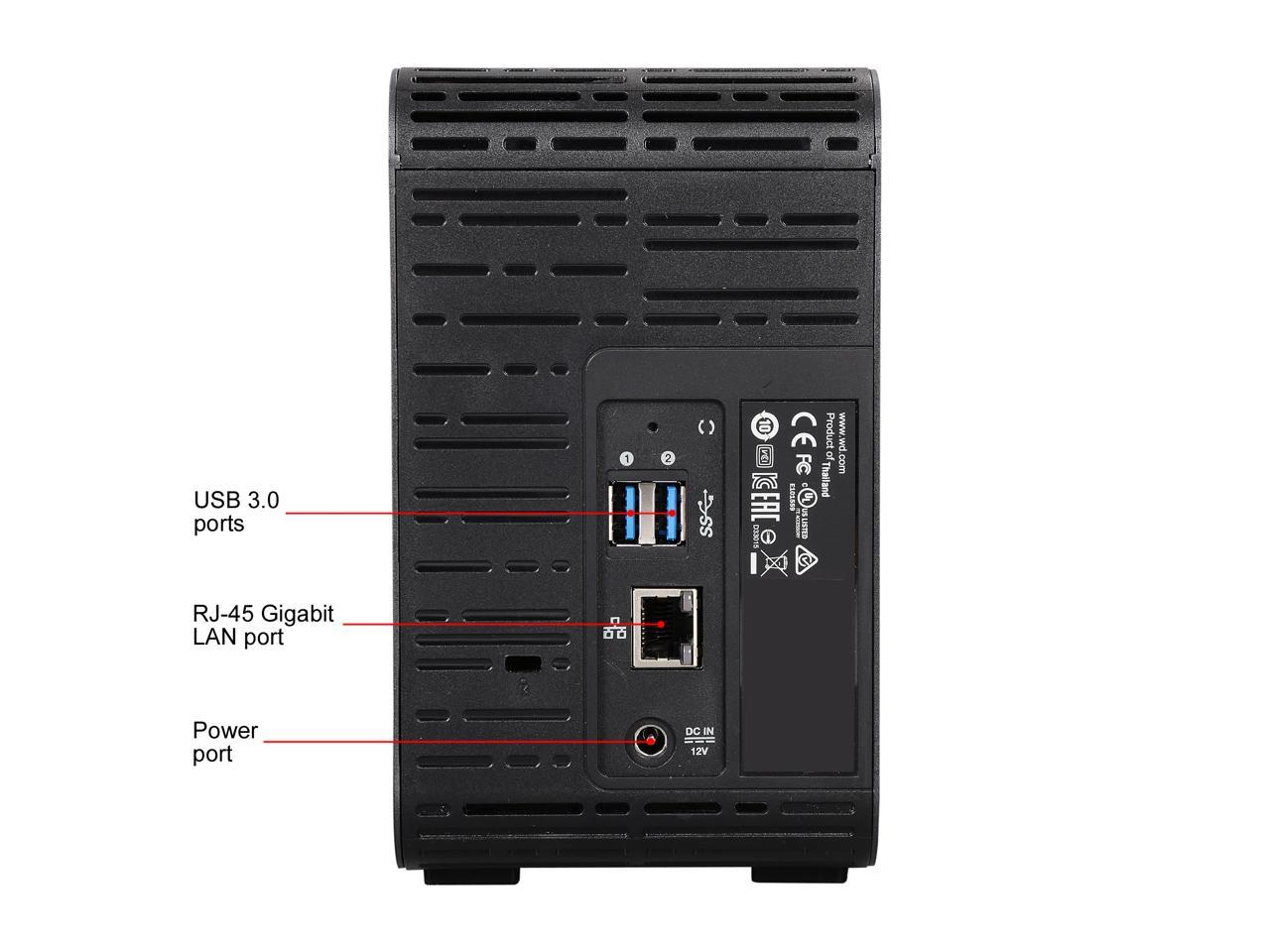 Wd 8Tb My Cloud Ex2 Ultra Nas - Network Attached Storage - Dual-Core Processor (Wdbvbz0080Jch-Nesn)