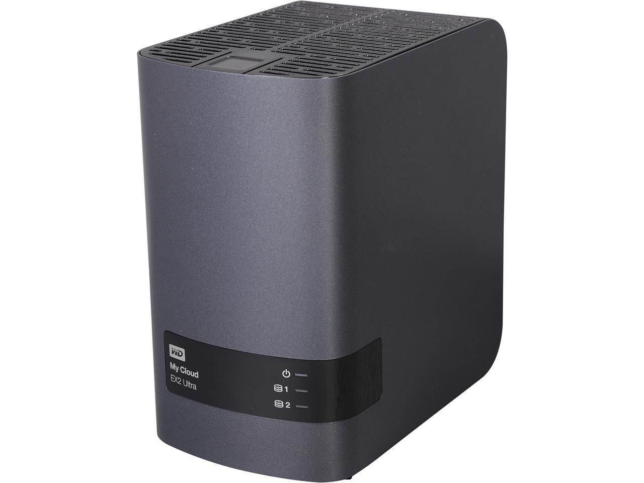 Wd 8Tb My Cloud Ex2 Ultra Nas - Network Attached Storage - Dual-Core Processor (Wdbvbz0080Jch-Nesn)