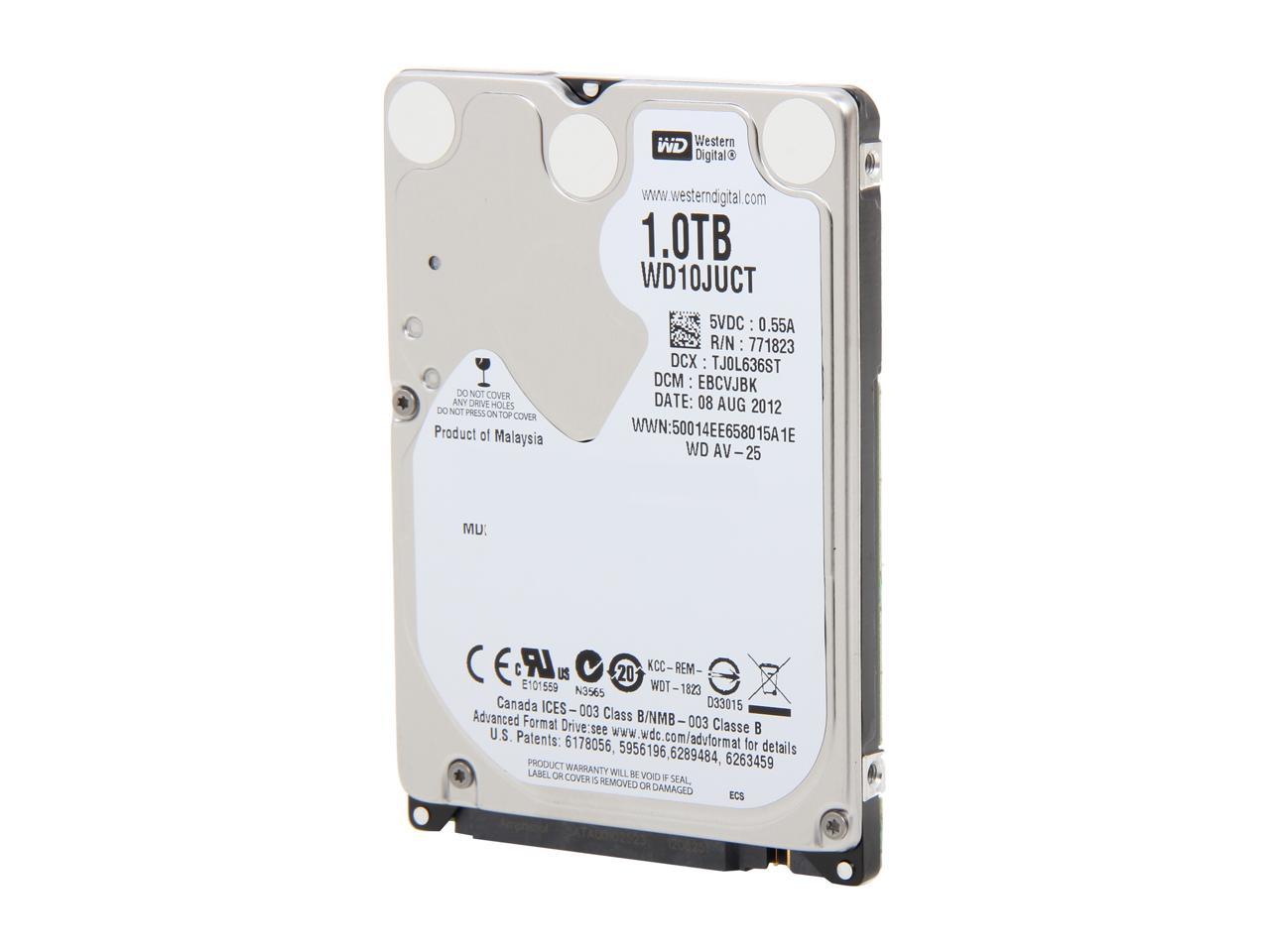 Wd Av-25 1Tb 5400 Rpm 16Mb Cache Sata 3.0Gb/S 2.5-Inch Internal Hard Drive - Wd10Juct