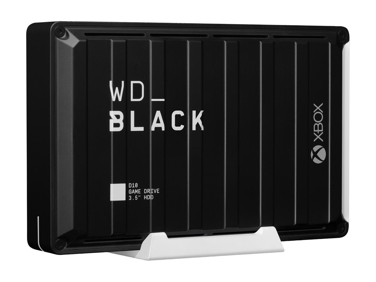 Wd Black 12Tb D10 Game Drive Portable External Hard Drive For Xbox Usb 3.2 (Wdba5E0120Hbk-Nesn)