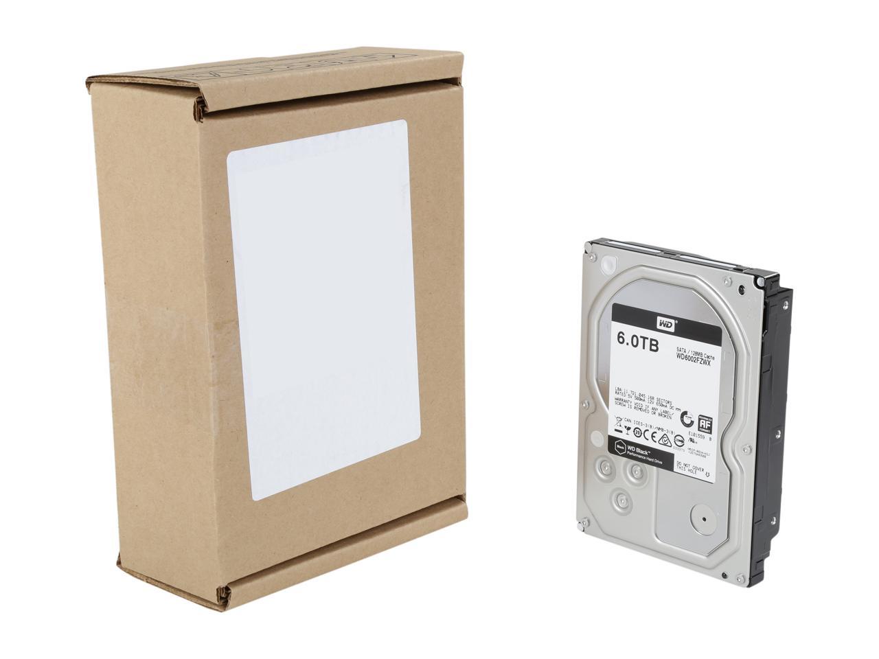 Wd Black 6Tb Performance Desktop Hard Disk Drive - 7200 Rpm Sata 6Gb/S 128Mb Cache 3.5 Inch - Wd6002Fzwx