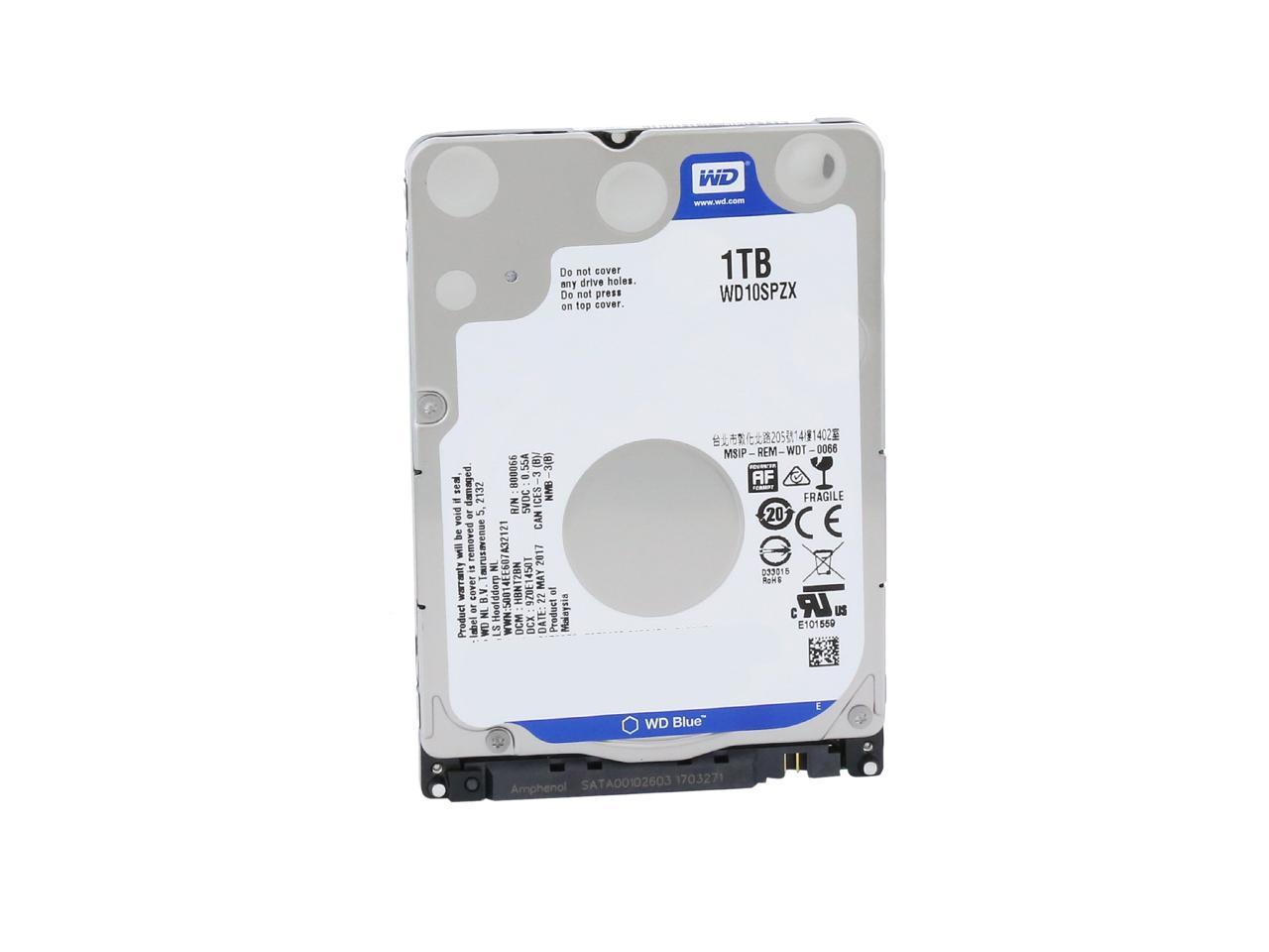 Wd Blue 1Tb 5400 Rpm 128Mb Cache Sata 6.0Gb/S 2.5" Mobile Hard Drive Wd10Spzx