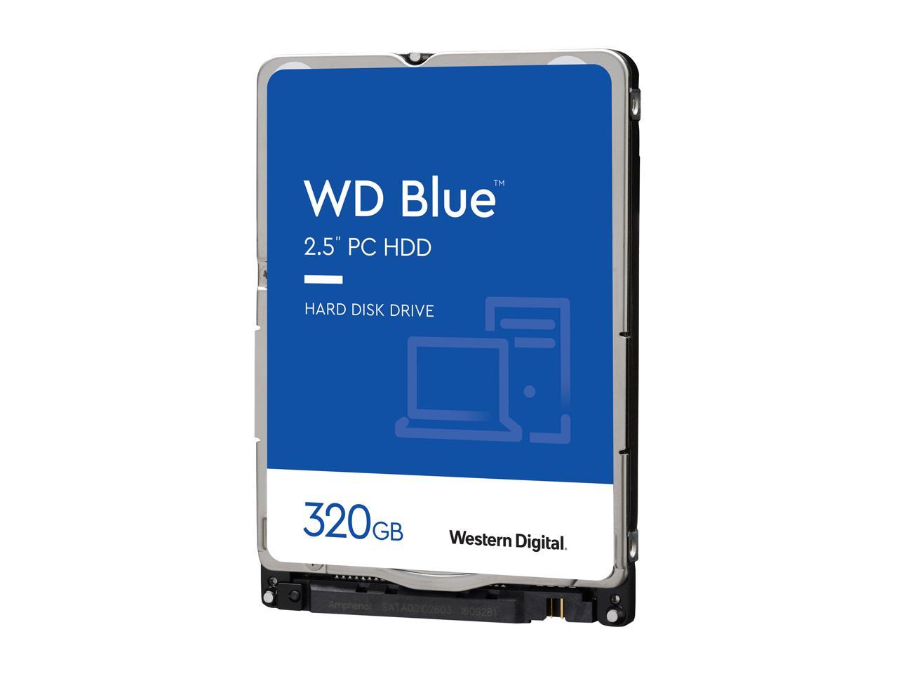 Wd Blue 320Gb Internal Hard Disk Drive - 5400 Rpm Class Sata 6Gb/S 16Mb Cache 2.5 Inch - Wd3200Lpcx