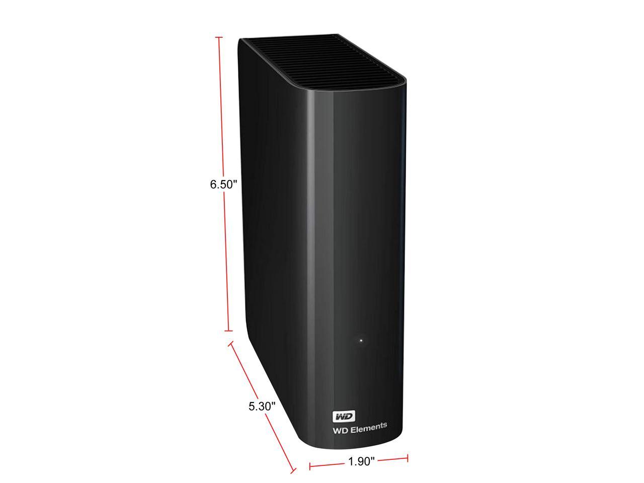 Wd Elements 12Tb Usb 3.0 Desktop Hard Drive Black Wdbwlg0120Hbk-Nesn