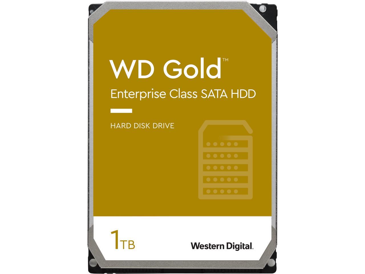 Wd Gold 1Tb Enterprise Class Hard Disk Drive - 7200 Rpm Class Sata 6Gb/S 128Mb Cache 3.5 Inch - Wd1005Fbyz