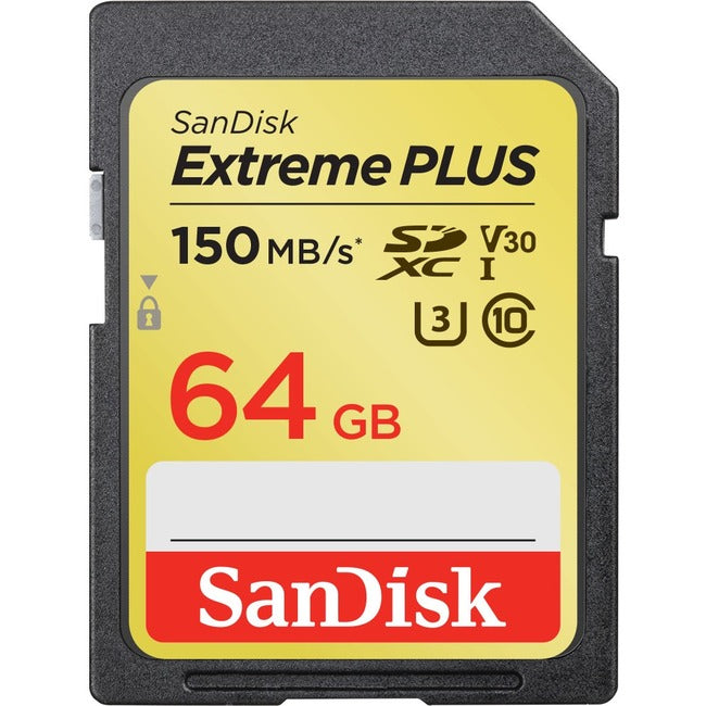 WD-IMSourcing Extreme PLUS 64 GB Class 10/UHS-I (U3) SDXC - 1 Pack SDSDXW6-064G-ANCIN