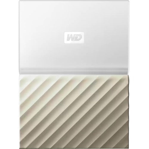 WD-IMSourcing My Passport Ultra WDBTLG0010BGD-WESN 1 TB Portable Hard Drive - External - White, Gold