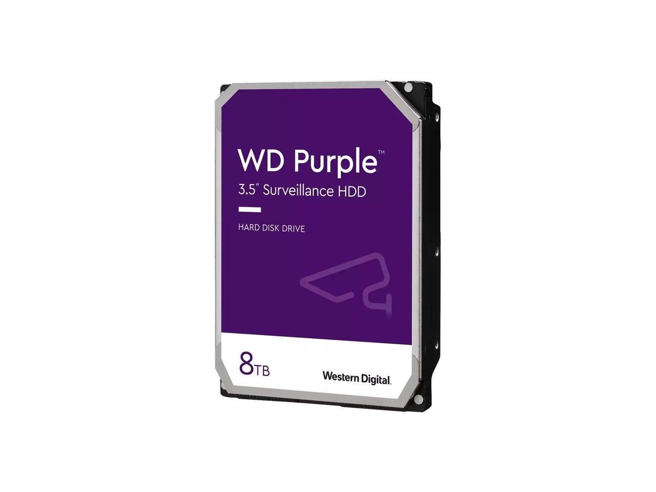 Wd Purple Wd84Purz 8Tb 5640 Rpm 128Mb Cache Sata 6.0Gb/S 3.5" Internal Hard Drive Bare Drive