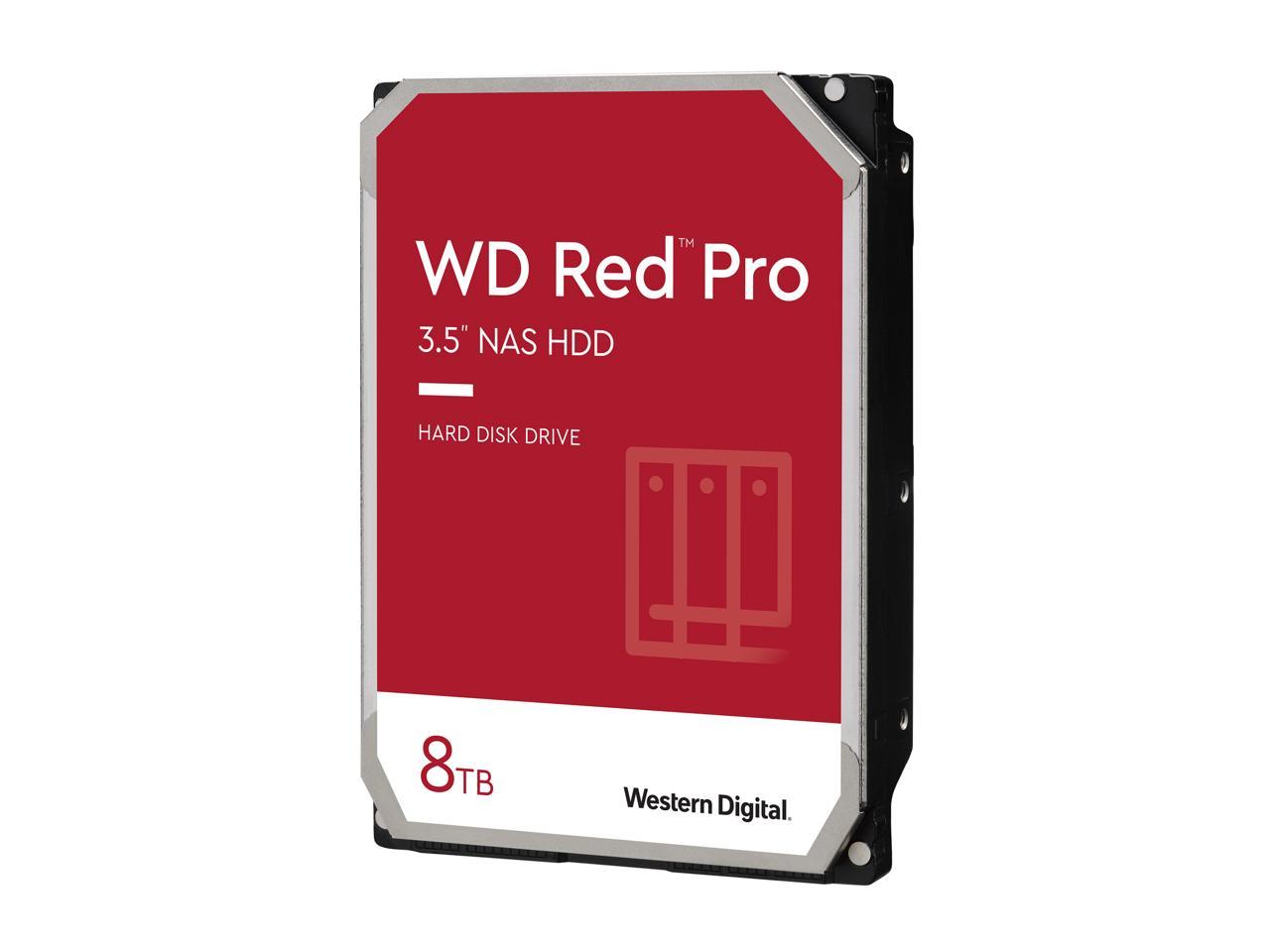 Wd Red Pro Wd8003Ffbx 8Tb 7200 Rpm 256Mb Cache Sata 6.0Gb/S 3.5" Internal Hard Drive Bare Drive