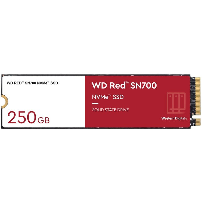 WD Red SN700 WDS250G1R0C 250GB Solid State Drive - M.2 2280 Internal - PCI Express NVMe (PCI Express NVMe 3.0 x4)