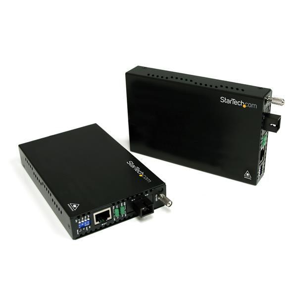 WDM Fiber Media Converter Kit - 10/100 Mbps Single Mode 20km | TecisOft ET90110WDM2