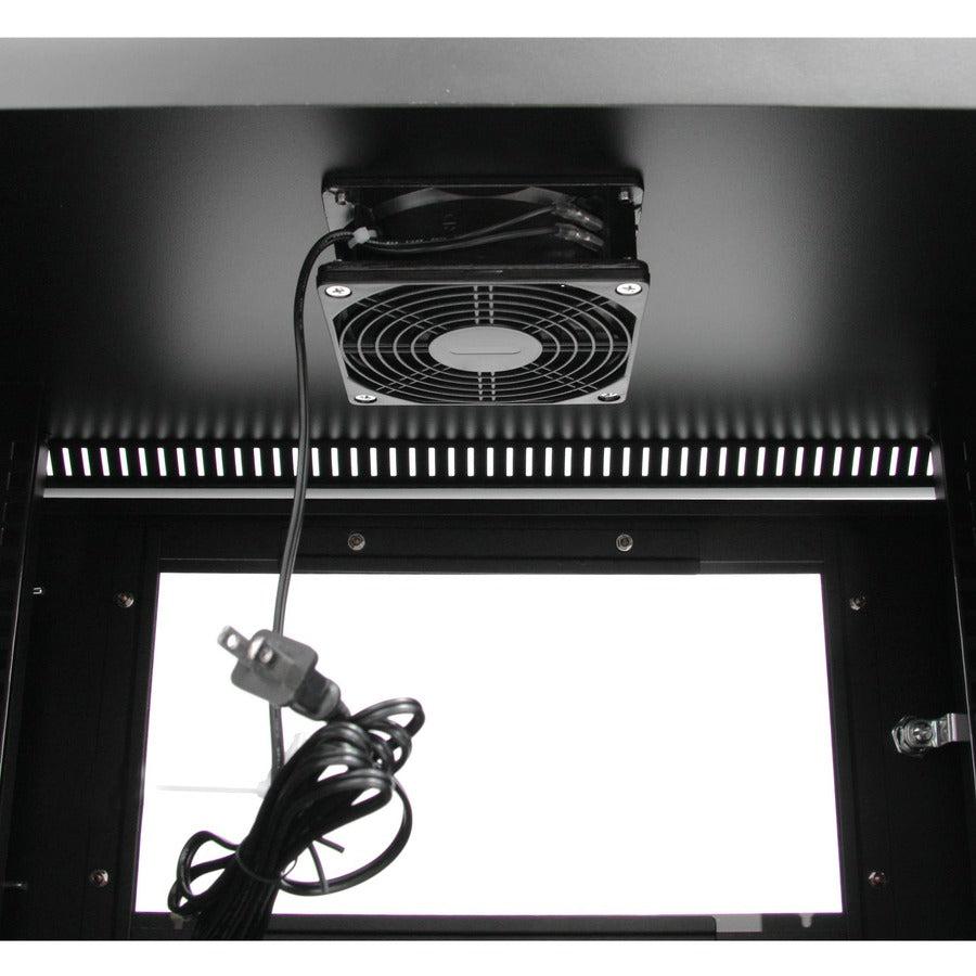 Wall Mount Network Cabinet 6U - 2-Post Server Rack with Acrylic Door | StarTech RK619WALL