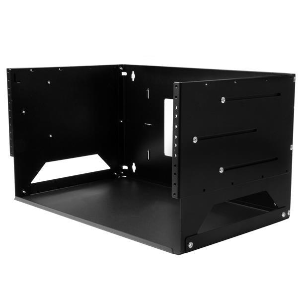 Wall Mount Rack 4U - 2-Post Open Frame Network Rack with Shelf | StarTech.com WALLSHELF4U