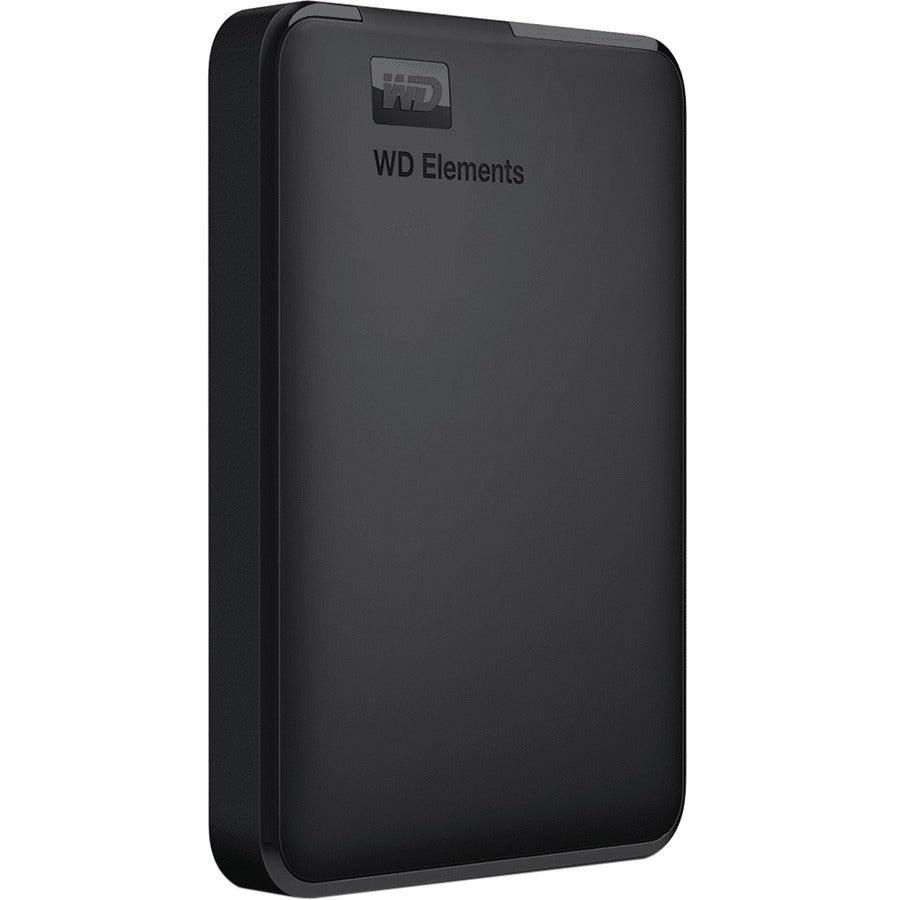 Wd 5Tb Elements Portable Storage Usb 3.0 Model Wdbu6Y0050Bbk-Wesn Black